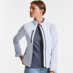 Veste femme softshell respirant et imperméable, 340 g/m²