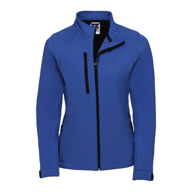 Veste femme softshell respirant et imperméable, 340 g/m²