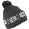 Bonnet d'hiver tricoté motif étoile, doublure micropolaire