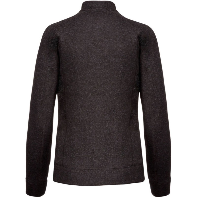 Veste zippée chinée pour femme manches raglan confortable, 345 g/m²