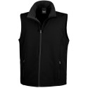 Bodywarmer softshell imprimable homme waterproof et coupe-vent