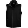 Bodywarmer softshell imprimable homme waterproof et coupe-vent