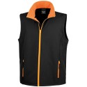 Bodywarmer softshell imprimable homme waterproof et coupe-vent