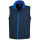Bodywarmer softshell imprimable homme waterproof et coupe-vent