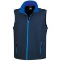 Bodywarmer softshell imprimable homme waterproof et coupe-vent