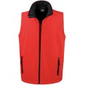 Bodywarmer softshell imprimable homme waterproof et coupe-vent