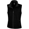 Bodywarmer softshell imprimable femme waterproof et coupe-vent