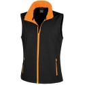 Bodywarmer softshell imprimable femme waterproof et coupe-vent