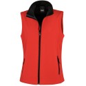 Bodywarmer softshell imprimable femme waterproof et coupe-vent