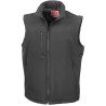 Gilet softshell respirant 3 couches, imperméable et coupe-vent, 320 g/m²