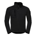 Veste homme sportshell ergonomique 3 couches intérieur polaire, 250 g/m²