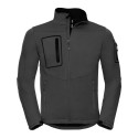 Veste homme sportshell ergonomique 3 couches intérieur polaire, 250 g/m²