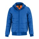 Blouson doudoune à capuche homme respirant et coupe-vent
