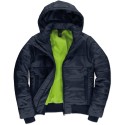 Blouson doudoune à capuche femme respirant et coupe-vent