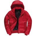 Blouson doudoune à capuche femme respirant et coupe-vent