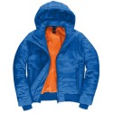 Blouson doudoune à capuche femme respirant et coupe-vent