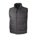 Bodywarmer sans manches matelassé col doublé polaire