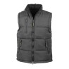 Bodywarmer microfibre doublé polaire, col capuche