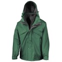 Veste 3 en 1 zip & clip avec blouson polaire, capuche dans le col