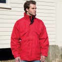 Veste 3 en 1 zip & clip avec blouson polaire, capuche dans le col