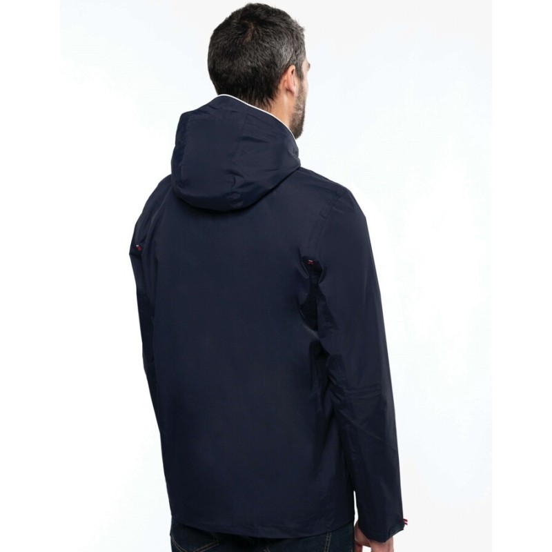 Veste à capuche en polyamide respirante et imperméable