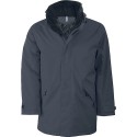 Parka homme avec capuche dans le col, doublure matelassée