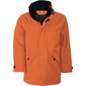 Parka homme avec capuche dans le col, doublure matelassée