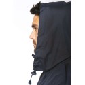 Parka homme avec capuche dans le col, doublure matelassée