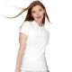 Polo inspire femme sans étiquette en coton bio, 170 g/m²