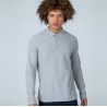 Polo homme manches longues pas cher en coton, 180 g/m²