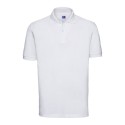 Polo piqué homme en coton ringspun avec fentes latérales, 200 g/m²