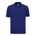 Polo piqué homme en coton ringspun avec fentes latérales, 200 g/m²