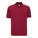 Polo piqué homme en coton ringspun avec fentes latérales, 200 g/m²