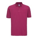 Polo piqué homme en coton ringspun avec fentes latérales, 200 g/m²