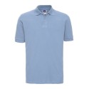 Polo piqué homme en coton ringspun avec fentes latérales, 200 g/m²