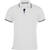 Polo homme en coton avec liseré sur le col et les manches, 220 g/m²