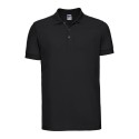 Polo homme stretch en coton et lycra, coupe slim, 210 g/m²