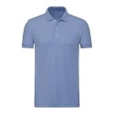 Polo homme stretch en coton et lycra, coupe slim, 210 g/m²