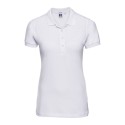 Polo femme stretch en coton et lycra, coupe slim, 210 g/m²