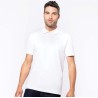 Polo homme manches courtes en coton piqué et élasthanne, 220 g/m²