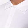 Polo homme manches courtes en coton piqué et élasthanne, 220 g/m²