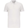 Polo homme manches courtes en coton piqué et élasthanne, 220 g/m²