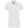 Polo femme manches courtes en coton piqué et élasthanne, 220 g/m²