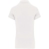 Polo femme manches courtes en coton piqué et élasthanne, 220 g/m²