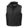 Bodywarmer doublé polaire déperlant et coupe-vent, 280 g/m²