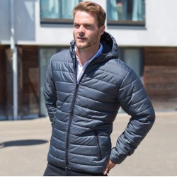 Veste doudoune douce, légère, chaude et imperméable, 160 g/m²