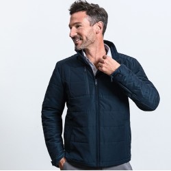 Veste Cross homme moderne avec isolation thermique, col montant