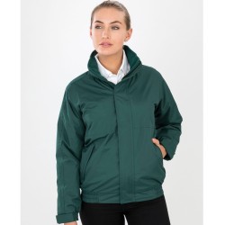 Blouson femme imperméable et coupe-vent, capuche intégrée