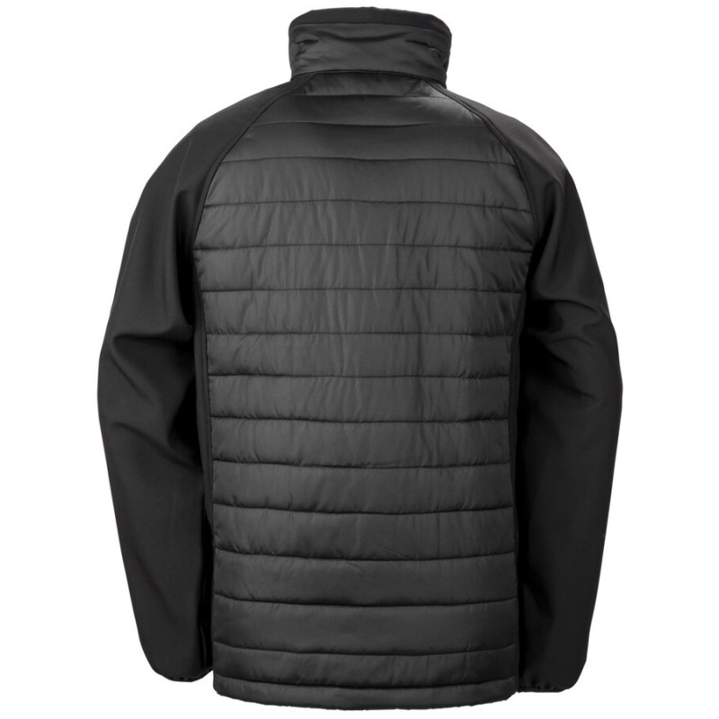 Veste softshell matelassés bicolore légère et chaude