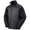 Veste softshell matelassés bicolore légère et chaude